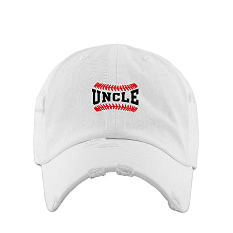 Baseball Uncle Vintage Baseball Cap Embroidered Cotton Adjustable Distressed Dad Hat