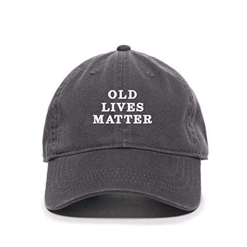 Old Lives Matter Baseball Cap Embroidered Cotton Adjustable Dad Hat