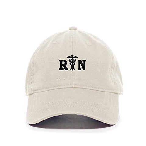 Registered Nurse RN Baseball Cap Embroidered Cotton Adjustable Dad Hat