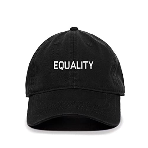 Equality Baseball Cap Embroidered Cotton Adjustable Dad Hat