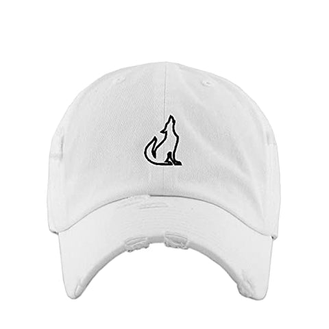 Coyote Vintage Baseball Cap Embroidered Cotton Adjustable Distressed Dad Hat