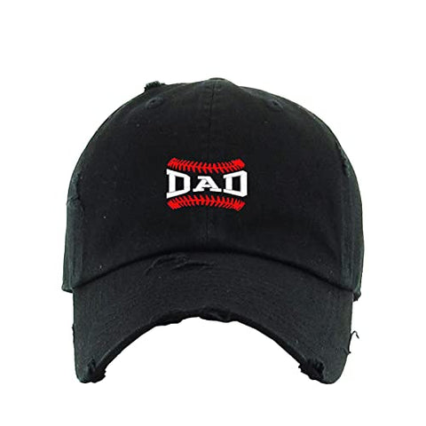 Baseball Dad Vintage Baseball Cap Embroidered Cotton Adjustable Distressed Dad Hat