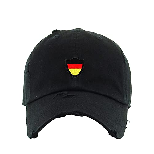 Germany Deutschland Flag Vintage Baseball Cap Embroidered Cotton Adjustable Distressed Dad Hat