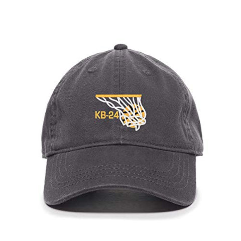 Kobe KB-24 Baseball Cap Embroidered Cotton Adjustable Dad Hat