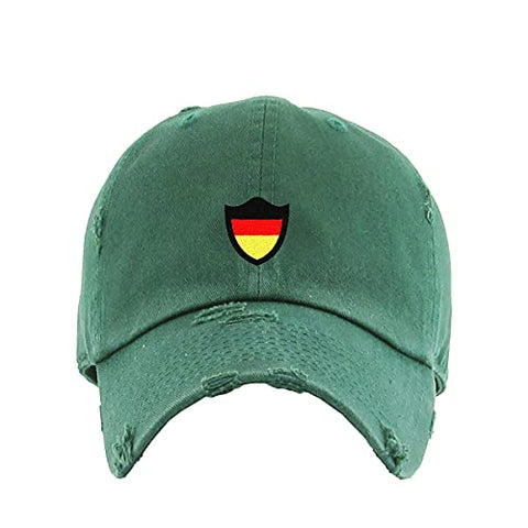 Germany Deutschland Flag Vintage Baseball Cap Embroidered Cotton Adjustable Distressed Dad Hat