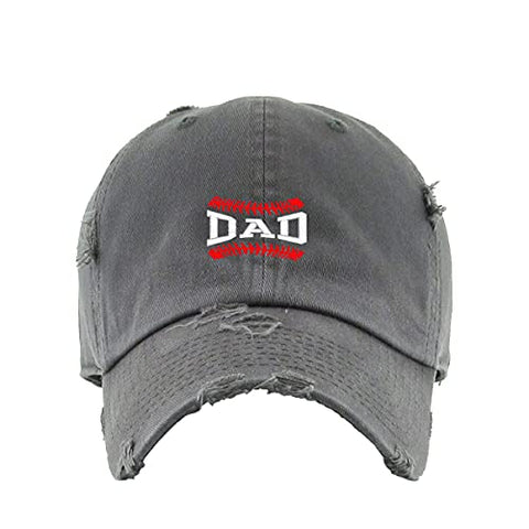 Baseball Dad Vintage Baseball Cap Embroidered Cotton Adjustable Distressed Dad Hat