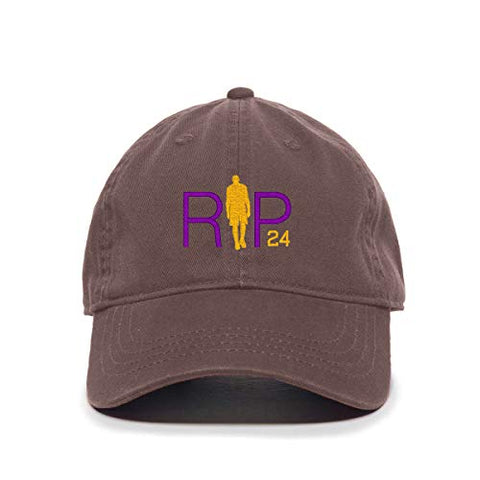 RIP Kobe 24 Baseball Cap Embroidered Cotton Adjustable Dad Hat