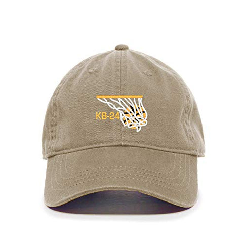 Kobe KB-24 Baseball Cap Embroidered Cotton Adjustable Dad Hat