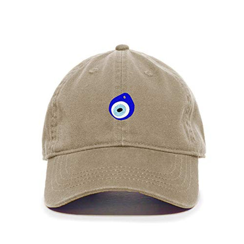 Evil Eye Baseball Cap Embroidered Cotton Adjustable Dad Hat