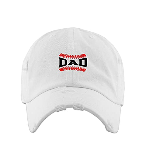 Baseball Dad Vintage Baseball Cap Embroidered Cotton Adjustable Distressed Dad Hat