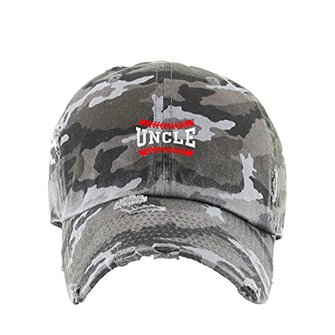 Baseball Uncle Vintage Baseball Cap Embroidered Cotton Adjustable Distressed Dad Hat