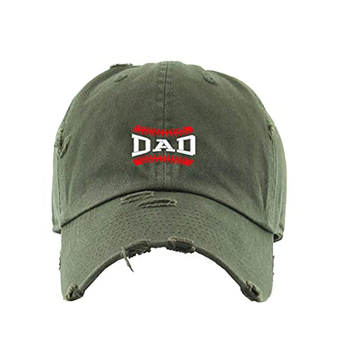 Baseball Dad Vintage Baseball Cap Embroidered Cotton Adjustable Distressed Dad Hat