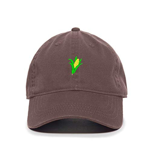 Corn Baseball Cap Embroidered Cotton Adjustable Dad Hat