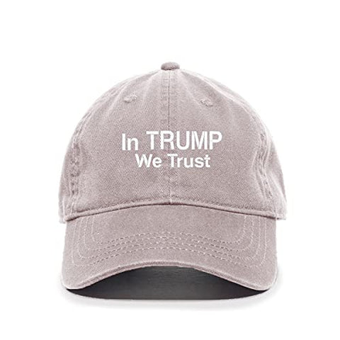 in Trump We Trust Baseball Cap Embroidered Cotton Adjustable Dad Hat