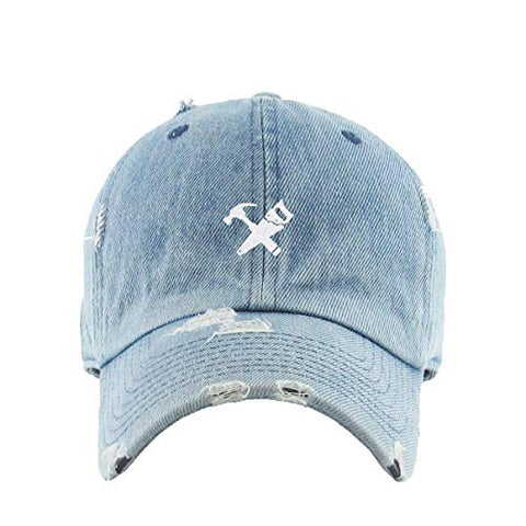 Carpenter Vintage Baseball Cap Embroidered Cotton Adjustable Distressed Dad Hat