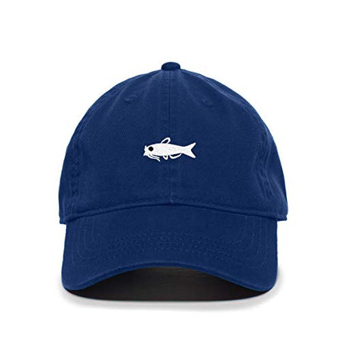 Catfish Baseball Cap Embroidered Cotton Adjustable Dad Hat