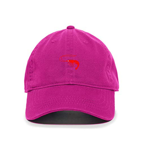 Shrimp Baseball Cap Embroidered Cotton Adjustable Dad Hat