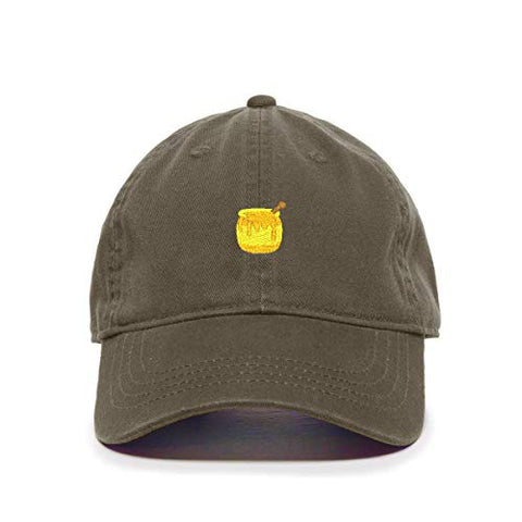 Honey Pot Baseball Cap Embroidered Cotton Adjustable Dad Hat