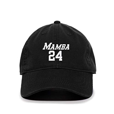 Mamba 24 Kobe Baseball Cap Embroidered Cotton Adjustable Dad Hat