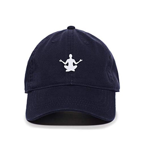 Yoga Baseball Cap Embroidered Cotton Adjustable Dad Hat