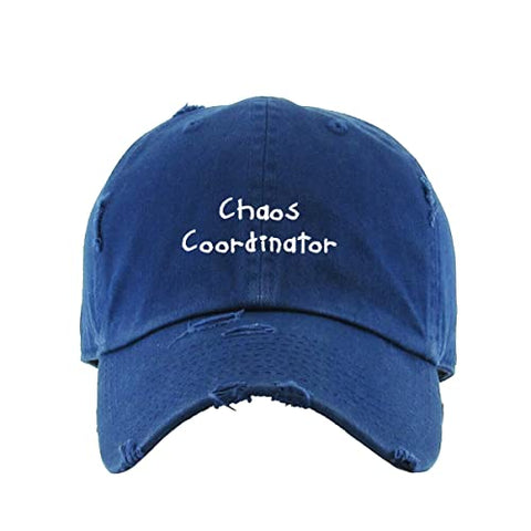 Chaos Coordinator Vintage Baseball Cap Embroidered Cotton Adjustable Distressed Dad Hat