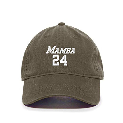 Mamba 24 Kobe Baseball Cap Embroidered Cotton Adjustable Dad Hat