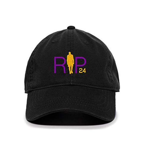 RIP Kobe 24 Baseball Cap Embroidered Cotton Adjustable Dad Hat