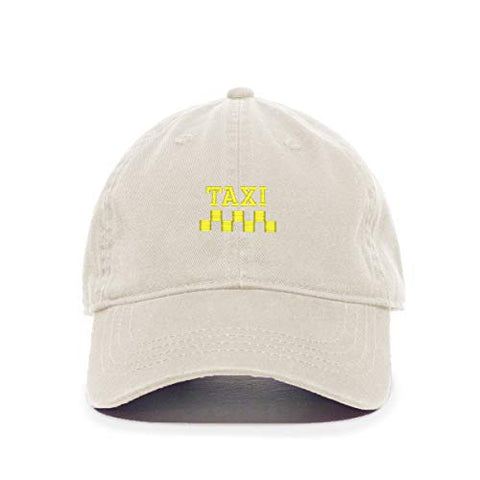 Taxi Baseball Cap Embroidered Cotton Adjustable Dad Hat