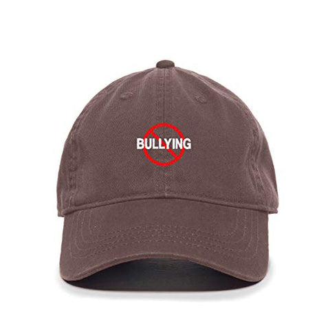 No Bullying Baseball Cap Embroidered Cotton Adjustable Dad Hat