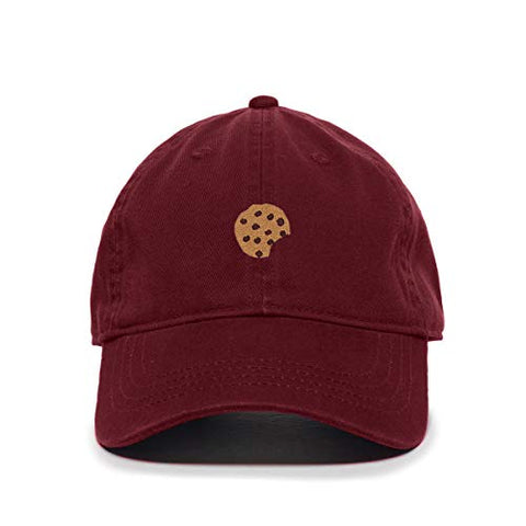 Chocolate Chip Cookie Baseball Cap Embroidered Cotton Adjustable Dad Hat