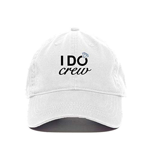 I Do Crew Baseball Cap Embroidered Cotton Adjustable Dad Hat