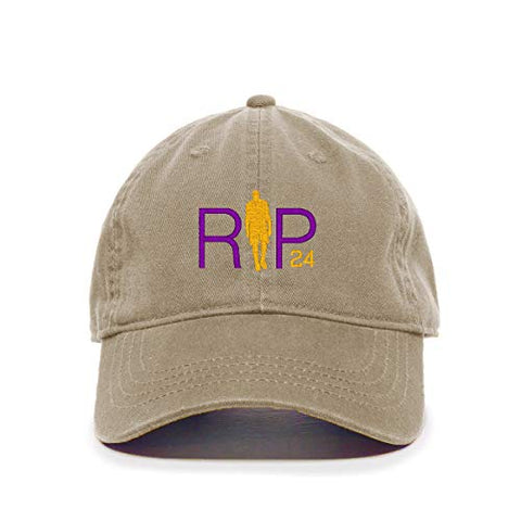 RIP Kobe 24 Baseball Cap Embroidered Cotton Adjustable Dad Hat