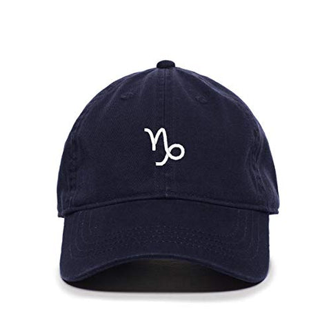 Capricorn Zodiac Sign Baseball Cap Embroidered Cotton Adjustable Dad Hat