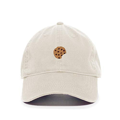 Chocolate Chip Cookie Baseball Cap Embroidered Cotton Adjustable Dad Hat