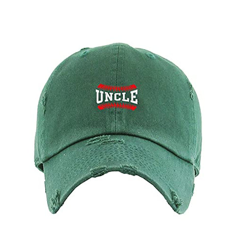 Baseball Uncle Vintage Baseball Cap Embroidered Cotton Adjustable Distressed Dad Hat