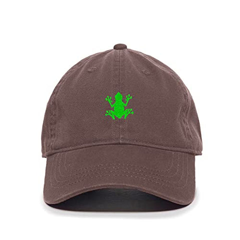 Bullfrog Baseball Cap Embroidered Cotton Adjustable Dad Hat