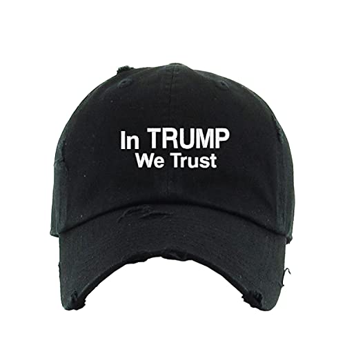 in Trump We Trust Vintage Baseball Cap Embroidered Cotton Adjustable Distressed Dad Hat