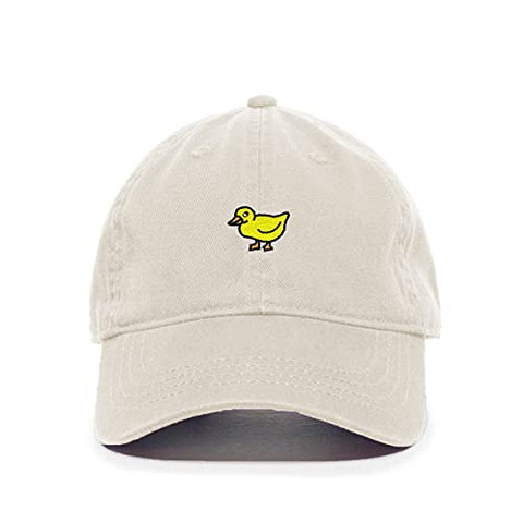 Duck Baseball Cap Embroidered Cotton Adjustable Dad Hat