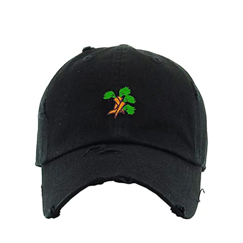 Carrots Vintage Baseball Cap Embroidered Cotton Adjustable Distressed Dad Hat