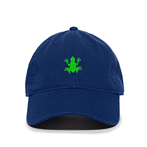 Bullfrog Baseball Cap Embroidered Cotton Adjustable Dad Hat