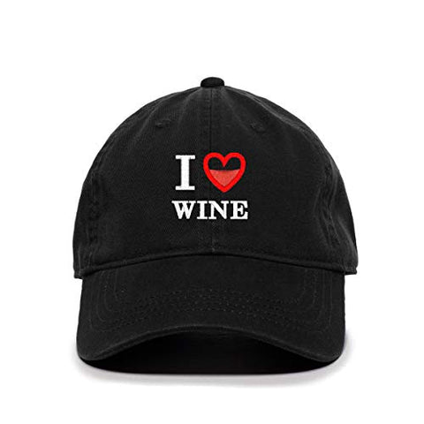 I Love Vine Baseball Cap Embroidered Cotton Adjustable Dad Hat