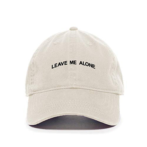 Leave Me Alone Baseball Cap Embroidered Cotton Adjustable Dad Hat