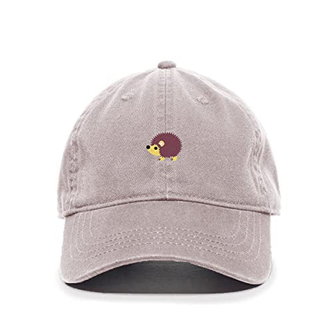 Hedgehog Baseball Cap Embroidered Cotton Adjustable Dad Hat