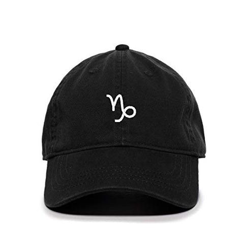 Capricorn Zodiac Sign Baseball Cap Embroidered Cotton Adjustable Dad Hat