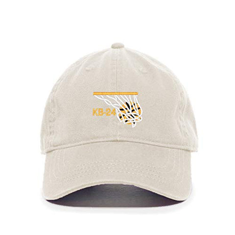 Kobe KB-24 Baseball Cap Embroidered Cotton Adjustable Dad Hat