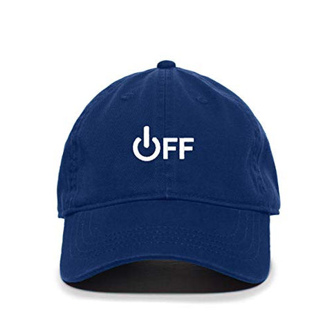 Off Sign Baseball Cap Embroidered Cotton Adjustable Dad Hat