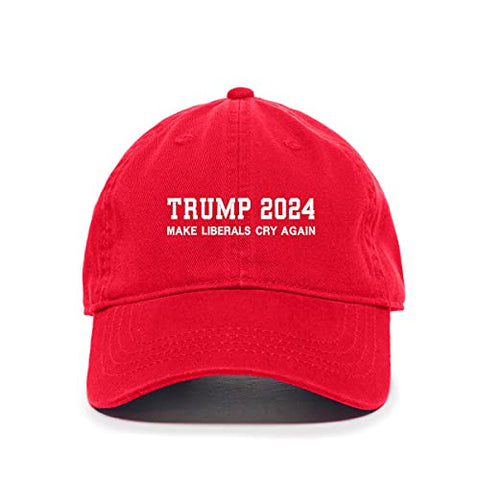 Trump Make Liberals Cry Again Baseball Cap Embroidered Cotton Adjustable Dad Hat