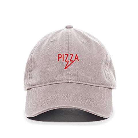 Pizza Baseball Cap Embroidered Cotton Adjustable Dad Hat