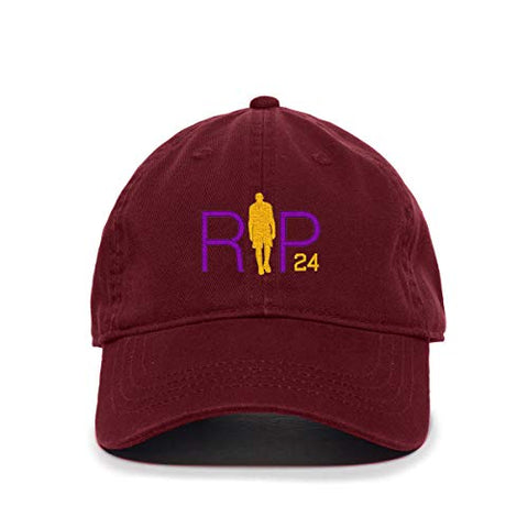 RIP Kobe 24 Baseball Cap Embroidered Cotton Adjustable Dad Hat