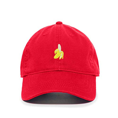 Peeled Banana Baseball Cap Embroidered Cotton Adjustable Dad Hat